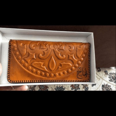 محفظه جلد طبيعي