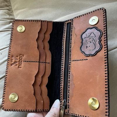 محفظه جلد طبيعي