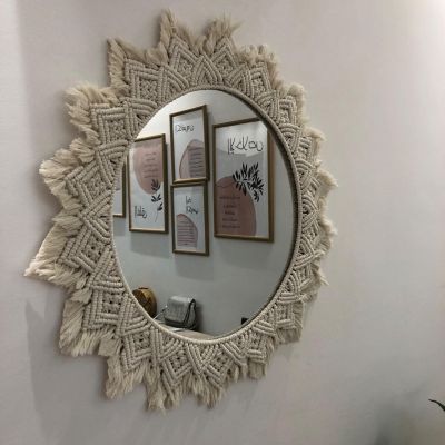  مرايا مكرمية مقاس ٤٠ سم