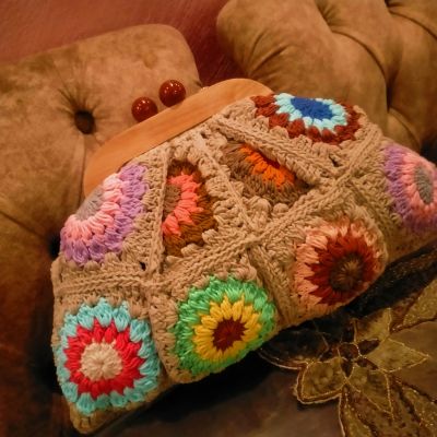 Trendy crochet bag 