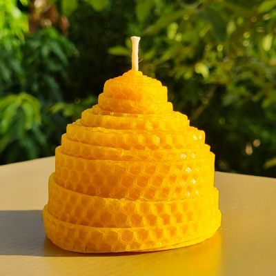 Rolled Beeswax Smokeless Candle 