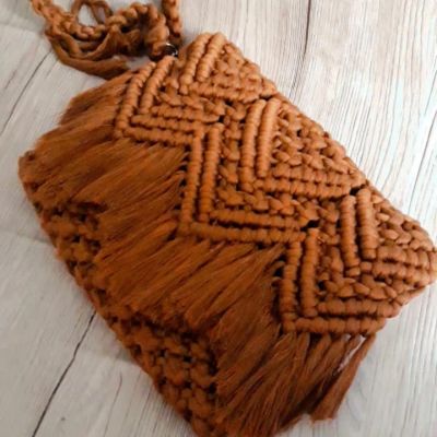 2*1 macrame bag and clutch