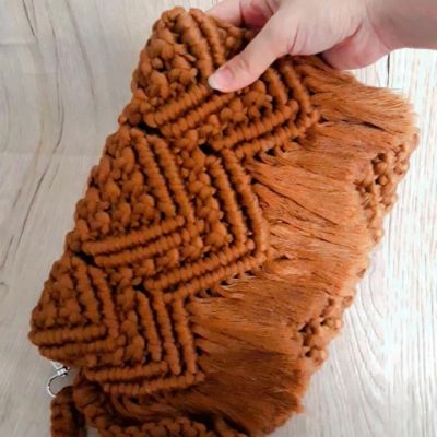 2*1 macrame bag and clutch