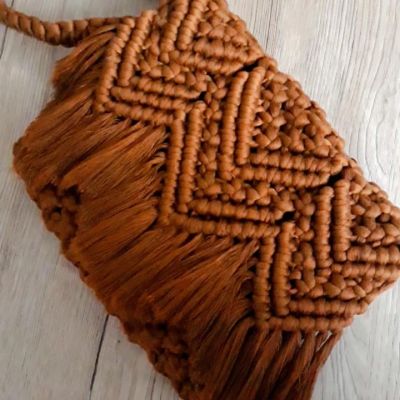 2*1 macrame bag and clutch