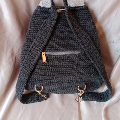 شنطه باك كروشيه