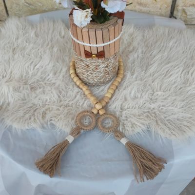 السبحه الخشبيه المفتوحه 