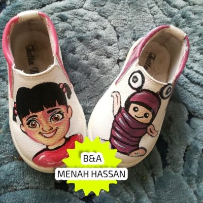 Handpainted shoes for kids 