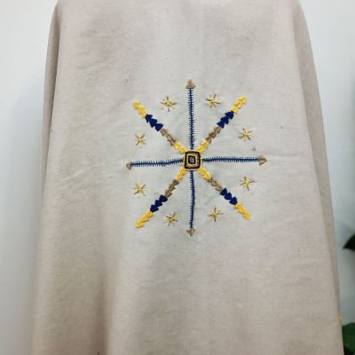 شال صوف جوخ تطريز يدوى تراثى بواحة سيوة