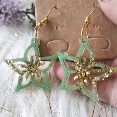 Resin earrings 