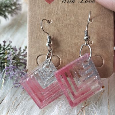 Resin earrings 
