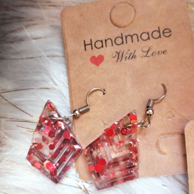 Resin earrings 