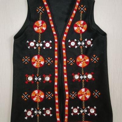 صديرى صوف مطرز يدوى بالكامل فى سيوة