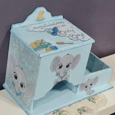 منظم حفاضات ديكورى متعدد الوظائف