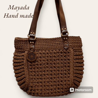 Practical crochet bag 