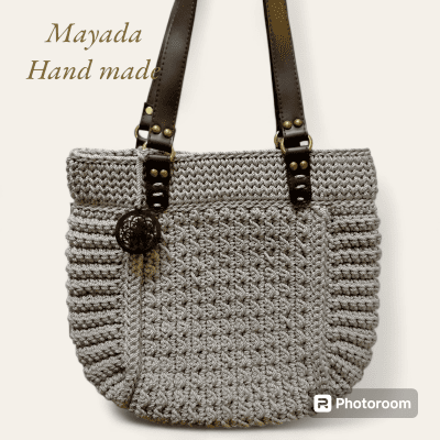 Practical crochet bag 