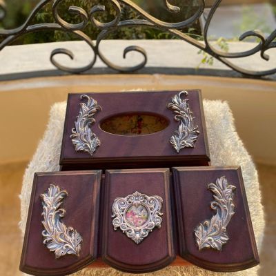 Tissue paper box and organizer 