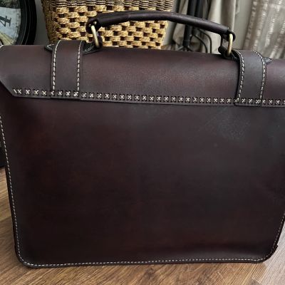 شنطه لاب توب جلد طبيعي