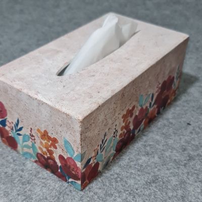 علبة مناديل ديكوريه