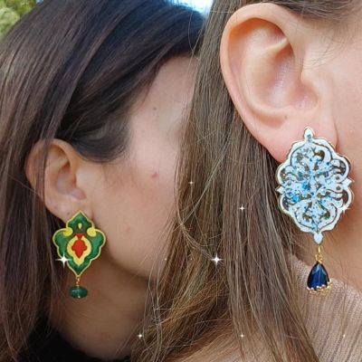 حلق مستوحي من تصاميم اسلاميه 