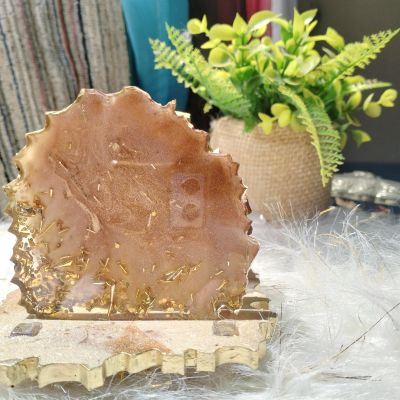 مجموعة كوسترات بالحامل 