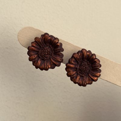 حلق وردة 🤎