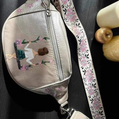 شنطه كروس جلد طبيعي 