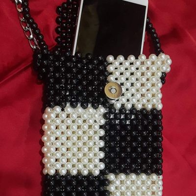 Beaded phone bag 