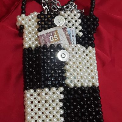 Beaded phone bag 