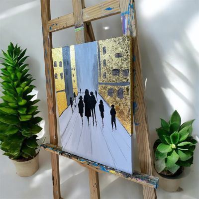 Cityscape painting 