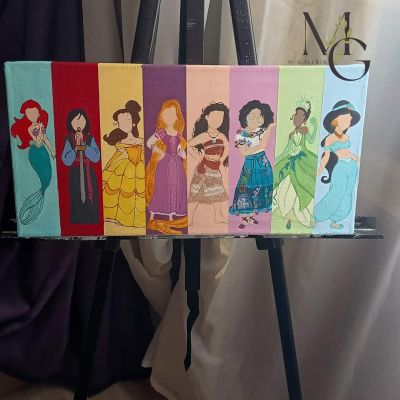 Disney canvas painting 