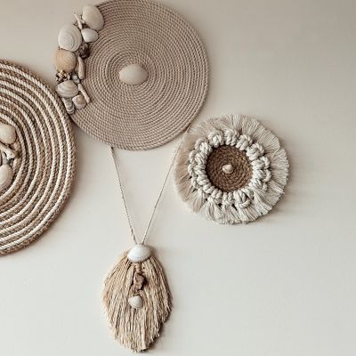 كوسترات ديكور مكرمية 