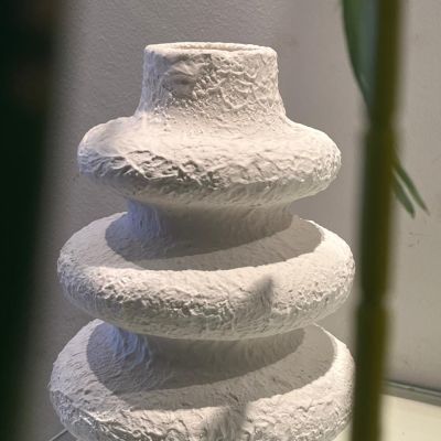 Vase made of concrete 