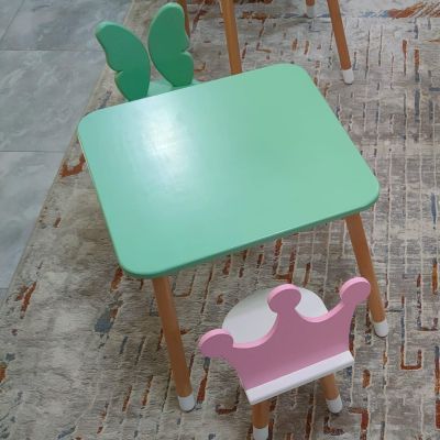 تربيزة خشب اطفال أشكال