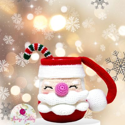 Santa Claus  crochet mug