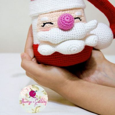 Santa Claus  crochet mug