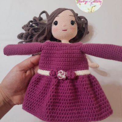 عروسه كروشيه