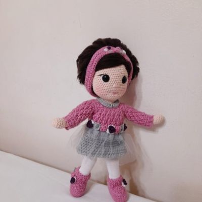 عروسه كروشيه 