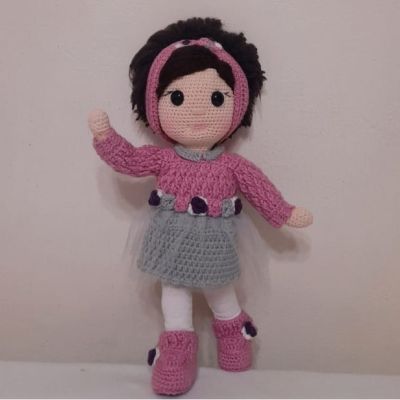 عروسه كروشيه 