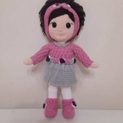 عروسه كروشيه 