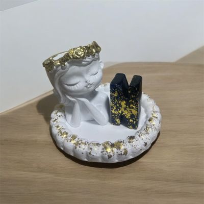 Bridal set with coaster and letters