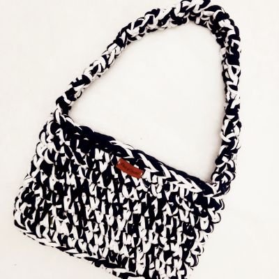 Very trendy crochet bag