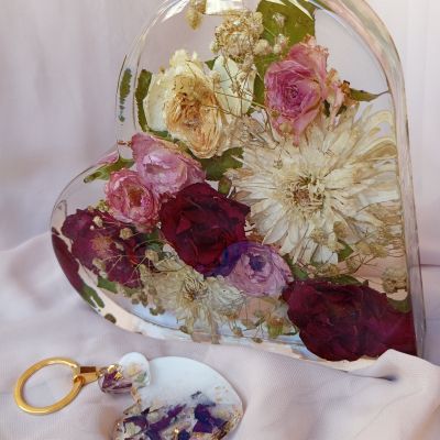 قلب من الريزن لحفظ الورد مقاس ٢٥ 