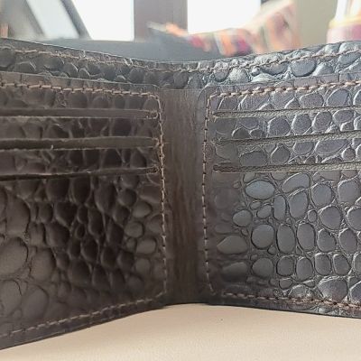  محفظه رجالى جلد طبيعي 