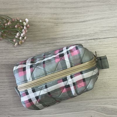 شنطة ميك أب قماش هاند ميد مقاس ميديام 