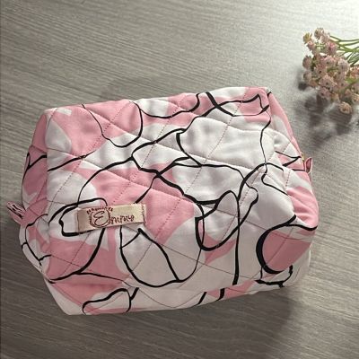 شنطة ميك أب قماش هاند ميد مقاس ميديام 