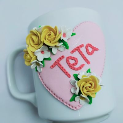 Polymer clay Mug