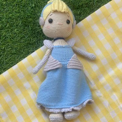 Crochet Cindrella doll handmade 