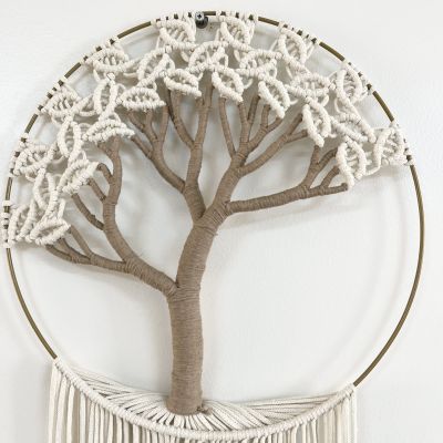 شجرة الحياه بفن المكرمية 