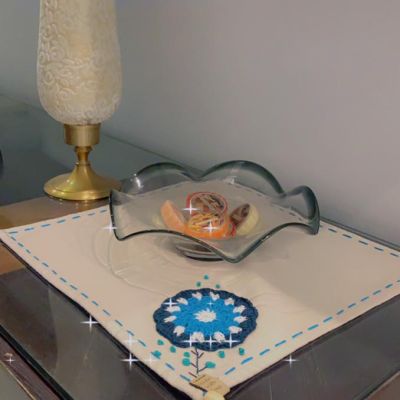 طقم مفارش سفرة عدد 3قطع