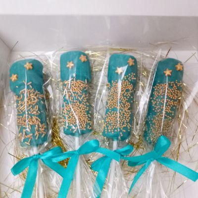 مصاصة مارشيمللو بالشوكولاته 